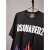 圖片 DSQUARED2 火焰印刷Logo寬版短T