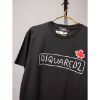 圖片 DSQUARED2 黑底楓葉棉質短T