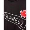 圖片 DSQUARED2 黑底楓葉棉質短T