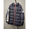 圖片 MONCLER 袖子文字元寶標連帽羽絨外套