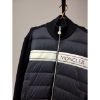 圖片 MONCLER  白底LOGO羽絨毛線拼接外套