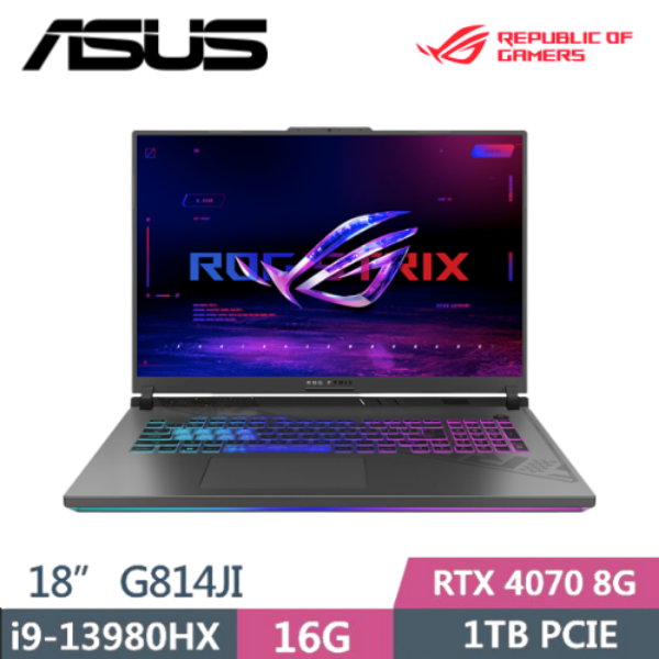圖片 華碩 ASUS G814JI-0022G13980HX-NBL 綠  分期零利率