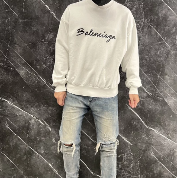 圖片 BALENCIAGA 圓領LOGO衛衣