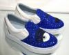 圖片 Chiara Ferragni CF878 藍白雙色眨眼厚底樂福鞋 EU 38