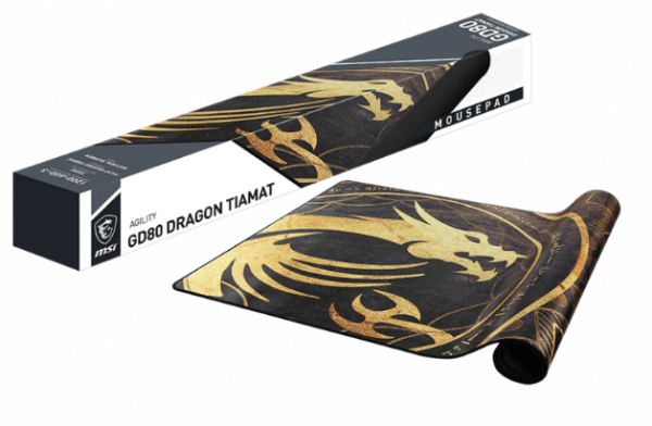 圖片 微星 MSI AGILITY GD80 DRAGON TIAMAT 電競滑鼠墊