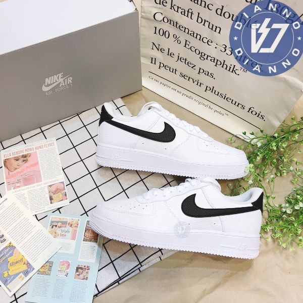 圖片 帝安諾-實體店面Nike Air Force 1 White and Black 白黑 荔枝皮 CT2302-100