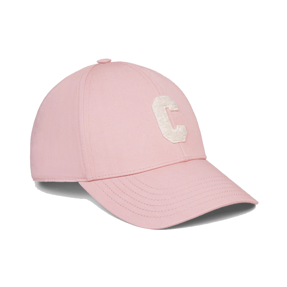 CELINE C字母 棉質棒球帽 粉色 2AUA2969P.25PY