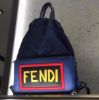 圖片 Fendi 7VZ034 Vocabulary 牛皮及PVC 手提後背兩用包 藍色