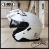 圖片 SHOEI J-Cruise II 素色 白 3/4 內墨鏡 安全帽 SENA J-CRUISE 2