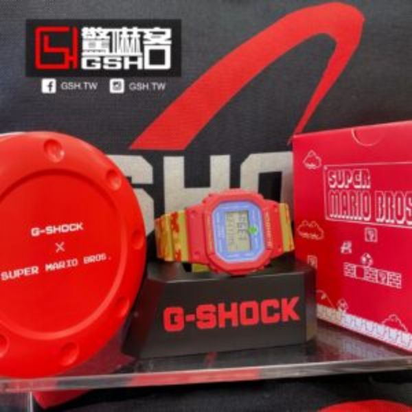 圖片 限量40週年G-SHOCK & 超級瑪利歐聯名款DW-5600SMB-4