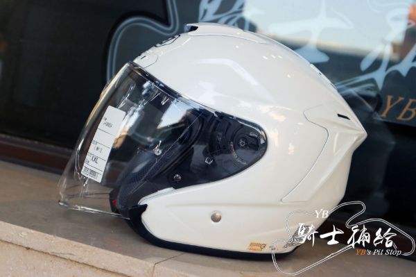 圖片 SHOEI J-FORCE IV 素色 白 半罩 安全帽 輕量化 眼鏡溝 J-FORCE 4