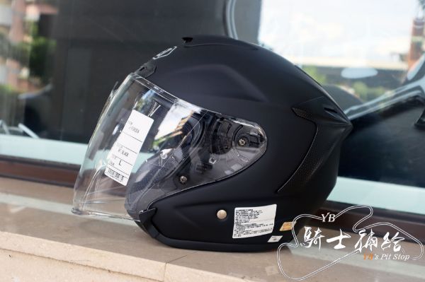 圖片 SHOEI J-FORCE IV 素色 消光黑 半罩 安全帽 輕量化 眼鏡溝 J-FORCE 4