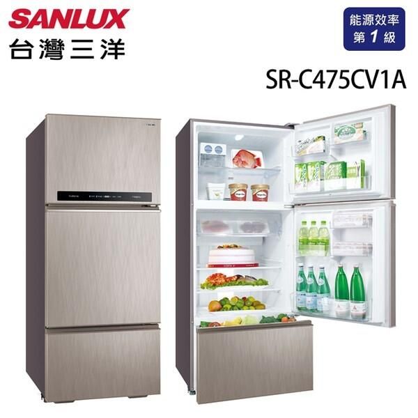 圖片 SANLUX 1級節能475L變頻3門電冰箱 SR-C475CV1A