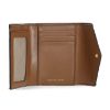圖片 MICHAEL KORS MK Carmen 皮革三折信封式 棕色錢包 34S1GNME6L230