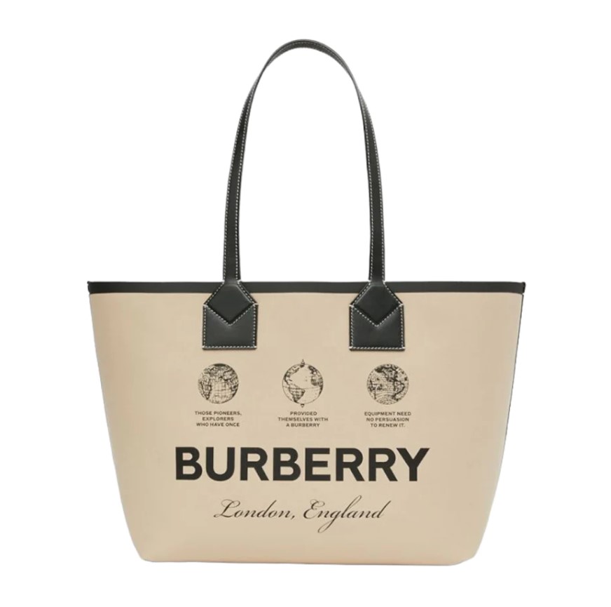 2023新季品❥Burberry London 格紋 雙面 TOTE托特包 中款