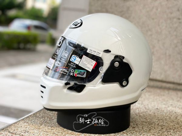 圖片 ARAI RAPIDE NEO 素色 White 白 全罩 安全帽 日本 復古 經典 SNELL