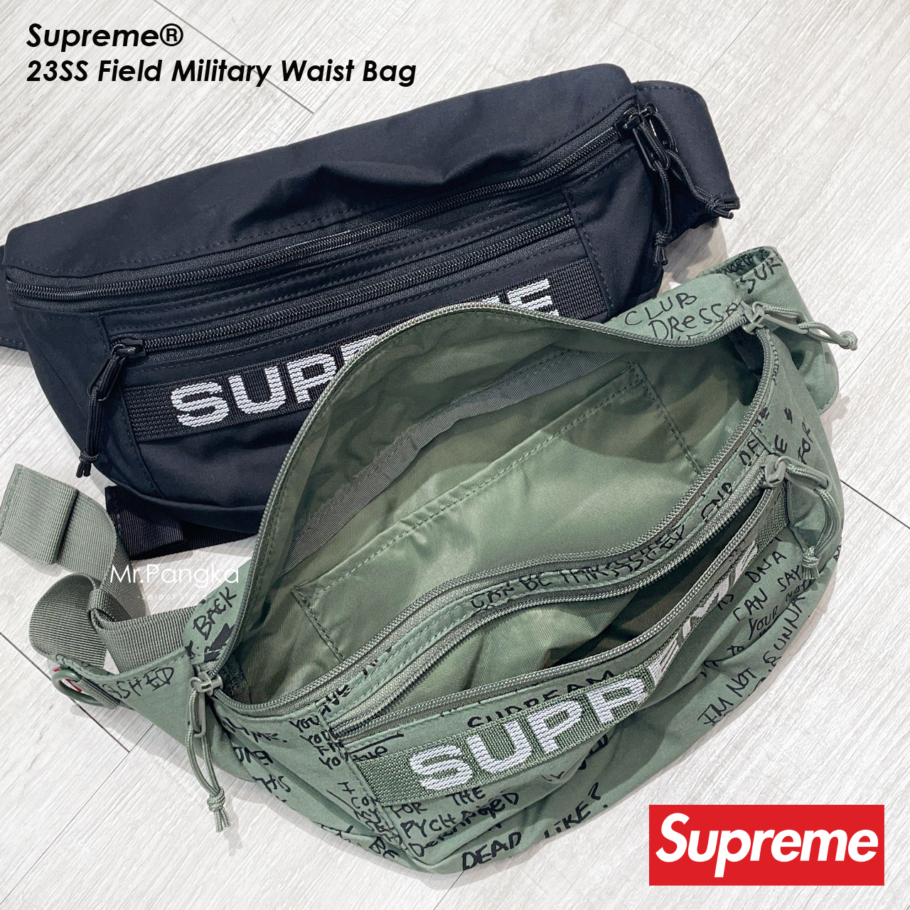 短納期23SS Field Waist Bag SUPREME バッグ