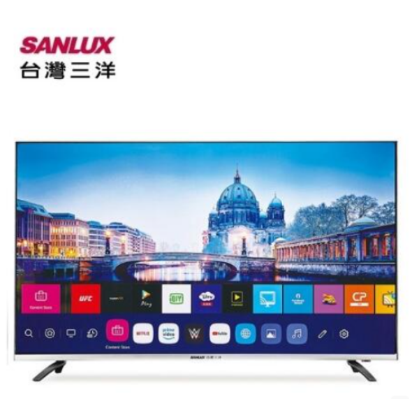 圖片 SANLUX 台灣三洋 43吋 4K 聯網液晶顯示器 SMT-43KW1 不含視訊盒