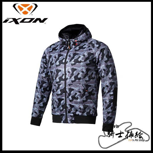 圖片 IXON HOODIE Air Asia 迷彩 軟殼 防摔衣 三色 輕量化 透氣 代理公司貨 法國