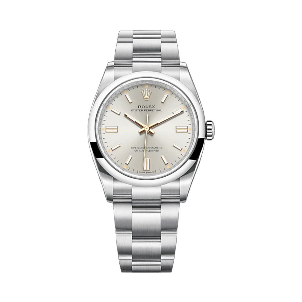 ROLEX】勞力士Oyster Perpetual系列126000 銀色放射紋36mm-zingala商店