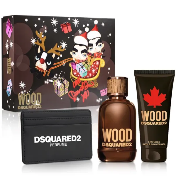 圖片 DSQUARED2 WOOD 天性男性淡香水2021聖誕限量禮盒