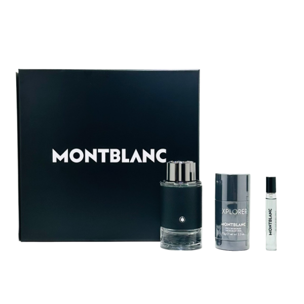 圖片 MONTBLANC 探尋旅者淡香精禮盒(淡香精100ML+隨身筆7.5ML+體香膏75G) 