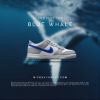 圖片 NICEDAY 代購 Nike Dunk Low 藍鯨 藍 白 灰 大童款 女碼 歐美 FN3878-001