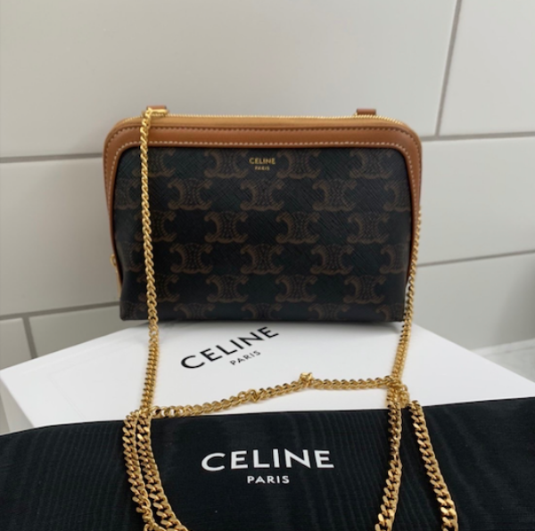 圖片 Celine 黑老花貝殼包