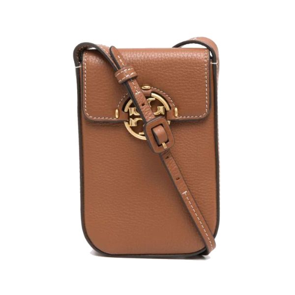 圖片 TORY BURCH MILLER 斜背手機包 棕色 84077 905
