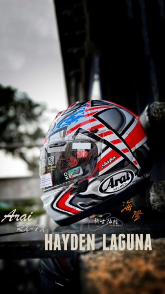 圖片 ARAI RX-7X HAYDEN LAGUNA 海登 69 全罩 安全帽 RX7X SNELL