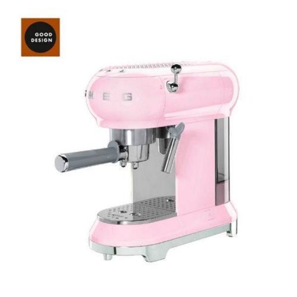 圖片 義大利 SMEG 義式咖啡機-粉紅色〈有點厲害-零卡分期〉Z-345-ECF01PKUS