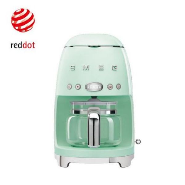 圖片 義大利 SMEG 濾滴式咖啡機-粉綠色〈有點厲害-零卡分期〉Z-345-DCF02PGUS