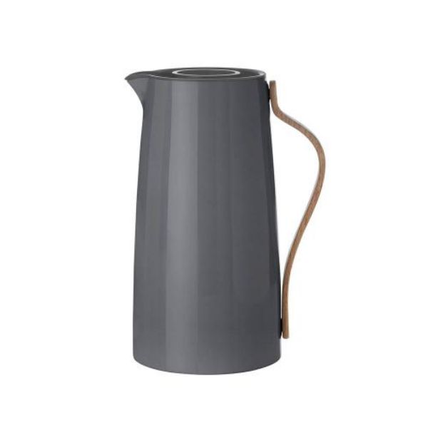圖片 丹麥 Stelton Emma真空保溫咖啡壺1.2L-深灰〈有點厲害-零卡分期〉Z-328-094699