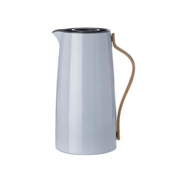 圖片 丹麥 Stelton Emma真空保溫咖啡壺1.2L-淺藍〈有點厲害-零卡分期〉Z-328-094698