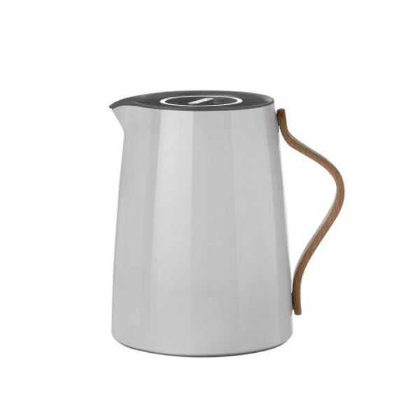 圖片 丹麥 Stelton Emma真空保溫茶壺1L-淺灰〈有點厲害-零卡分期〉Z-328-094700