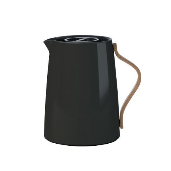 圖片 丹麥 Stelton Emma真空保溫茶壺1L-黑〈有點厲害-零卡分期〉Z-328-094080