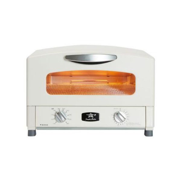 圖片 日本Sengoku Aladdin 千石阿拉丁 4枚燒復古多用途烤箱-白〈有點厲害-零卡分期〉Z-117-AET-G13T-W