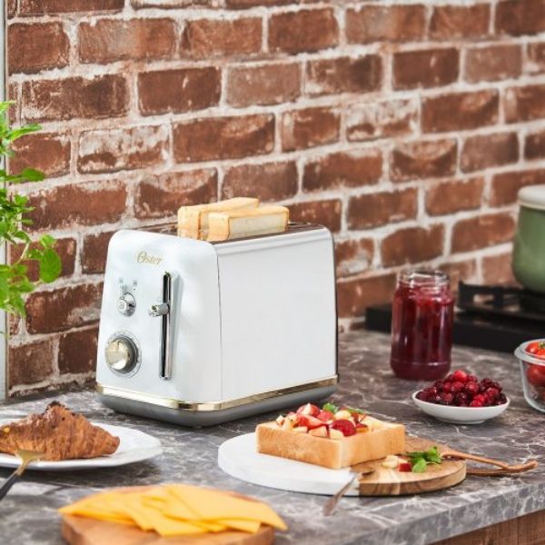 圖片 美國OSTER 舊金山都會經典厚片烤麵包機-鏡面白〈有點厲害-零卡分期〉Z-165-2660408W