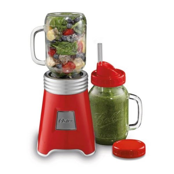 圖片 美國OSTER Ball Mason Jar隨鮮瓶果汁機-紅〈有點厲害-零卡分期〉Z-165-BLSTMM-BRD