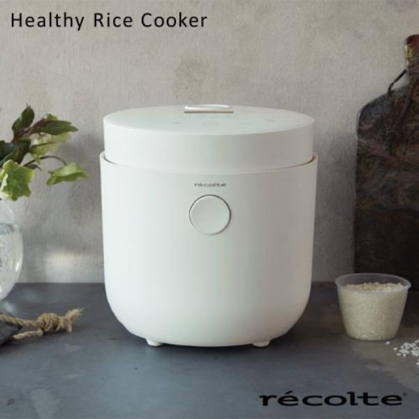 圖片 日本recolte 麗克特 Healthy Rice Cooker 低醣電子鍋-香草白〈有點厲害-零卡分期〉Z-162-RHR-1-W