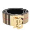 圖片 BURBERRY 經典復古格紋TB扣 85cm皮帶   8054885