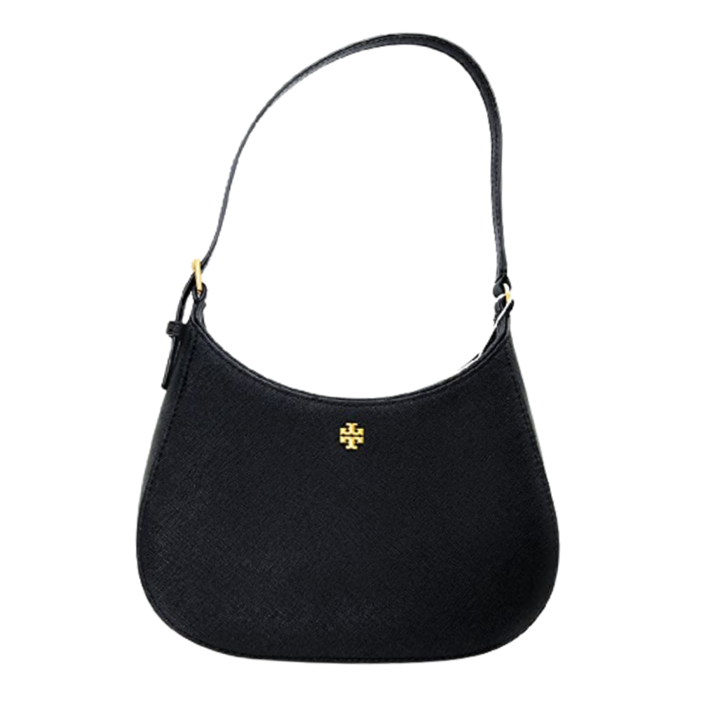 TORY BURCH EMERSON 皮革腋下包/肩背包 黑色 137416001