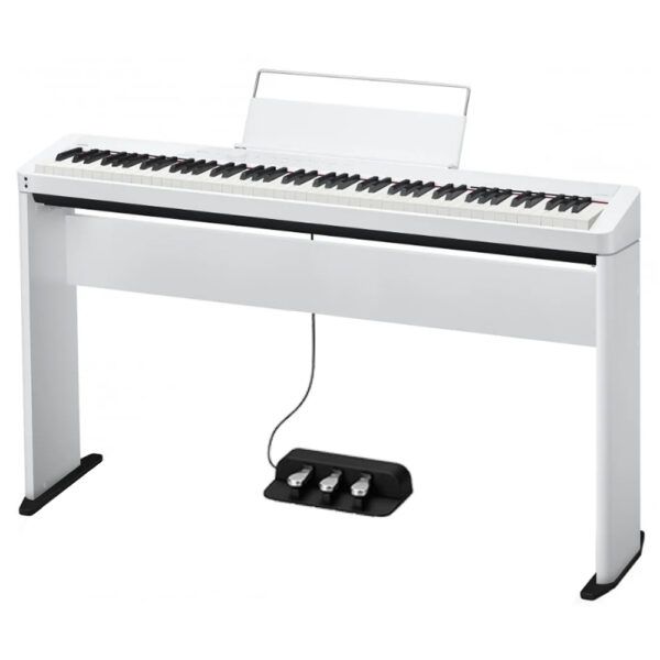 圖片 【CASIO】Privia系列 PX-S1100 電鋼琴 白色 (主機+琴架+三踏板)