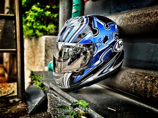 圖片 ARAI RX-7X Nakano Shuriken 銀 手裏劍 安全帽 RX7X 56 Design