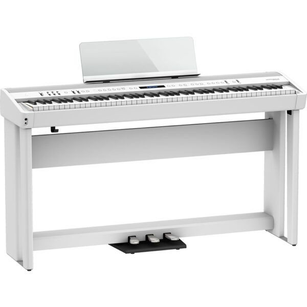 圖片 Roland FP90X 旗艦款電鋼琴 樂蘭 88鍵 數位鋼琴 全配組合 白色