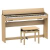 圖片 Roland-F701 88鍵數位鋼琴/電鋼琴 淺橡木色 (含琴椅)