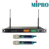 圖片 【MIPRO】ACT-525/ACT-500H 1U 2CH 純自動選訊無線麥克風 (雙頻道窄頻接收機+手持麥克風兩支) 含 TYPE-C充電線 18500充電池