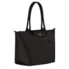 圖片 LONGCHAMP 經典基本款 長把手折疊肩揹包L號 黑色 L1899919 001