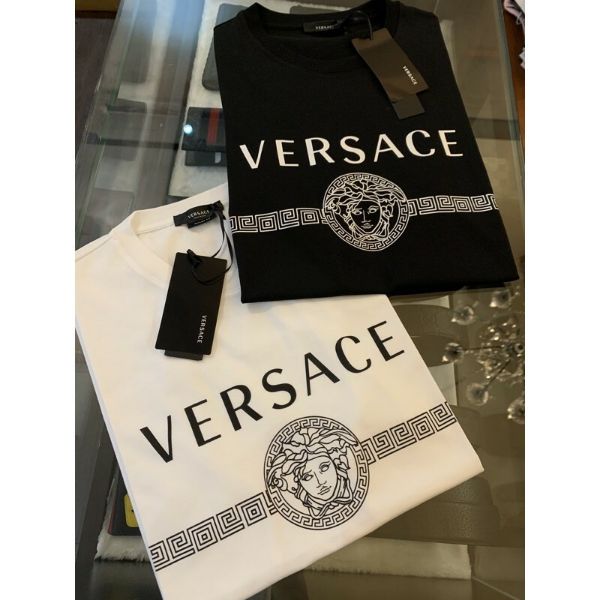 圖片 VERSACE 凡賽斯黑標女王頭設計短袖T恤上衣