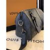 圖片 LV 經典 黑灰色老花 City Keepall 男生 側背包 圓筒包 M45936 預購